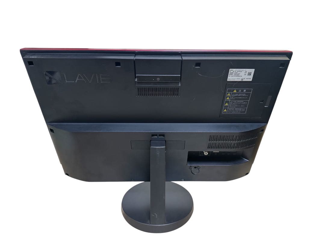 NECデスクトップ一体型❗️人気色❗️レッド❗️corei7✨SSD搭載✨