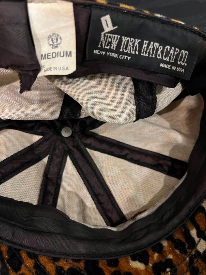 USA製 NewYorkHat キャスケット レオパード buttstain