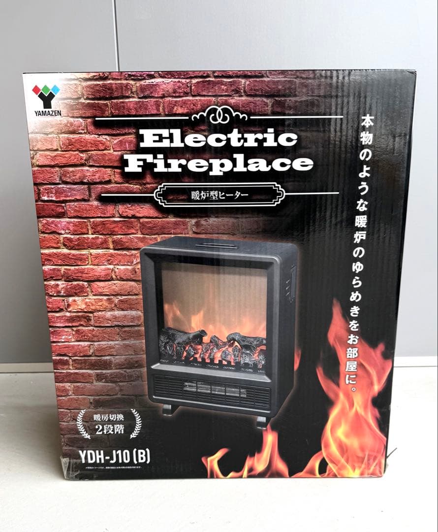 ヤマゼン YAMAZEN 暖炉型 セラミックヒーター YDH-J10