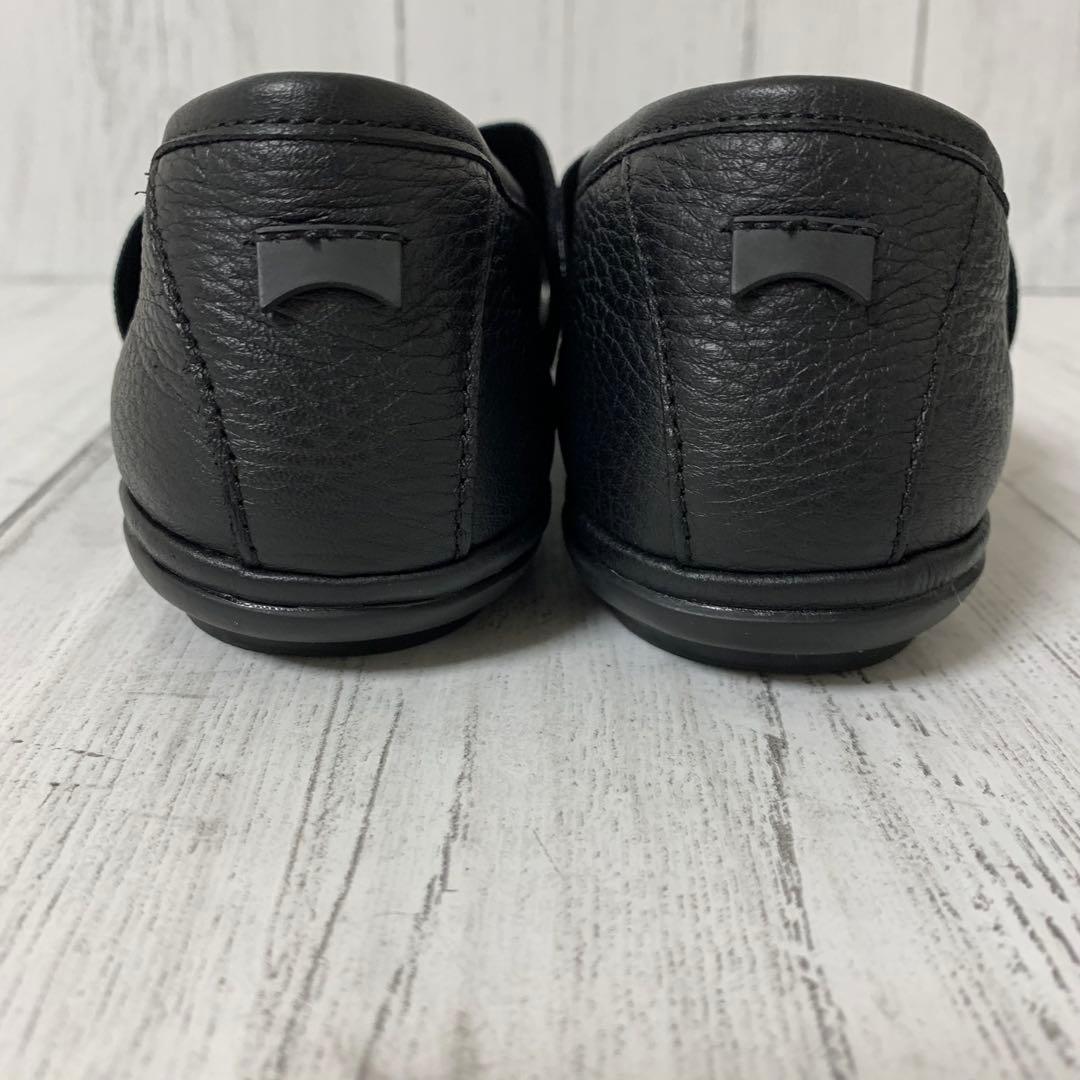 【超美品】Camperライトニナ フラットシューズ レザー36ブラック