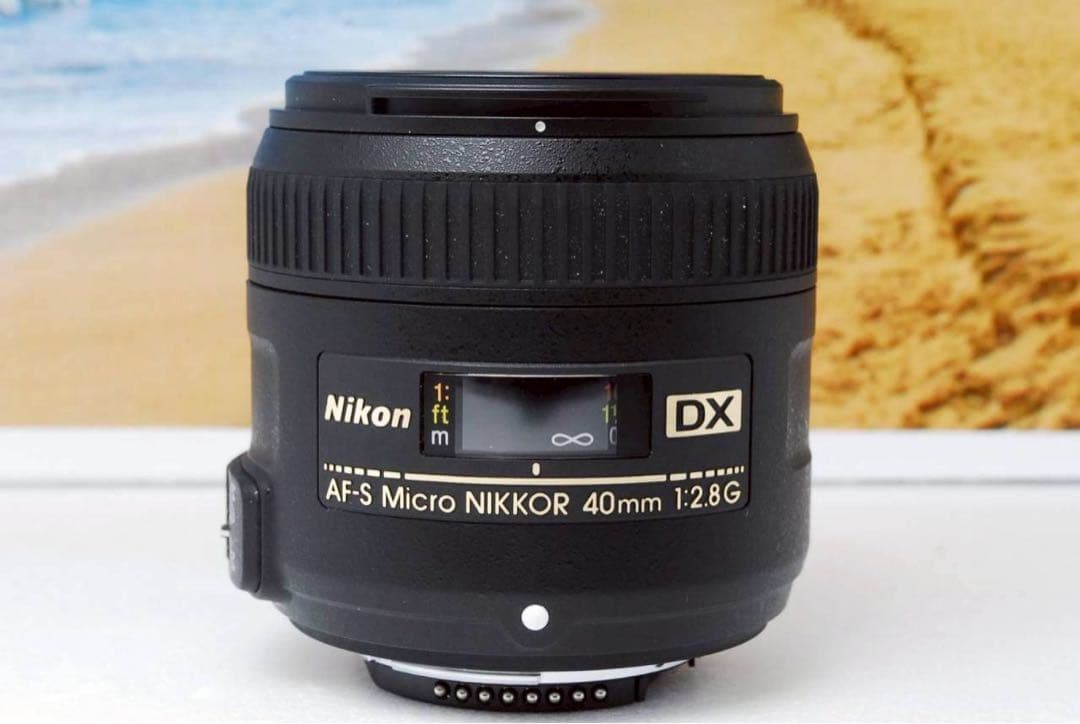 美品✨Nikon AF-S Micro 40mm F/2.8G レンズフード付き