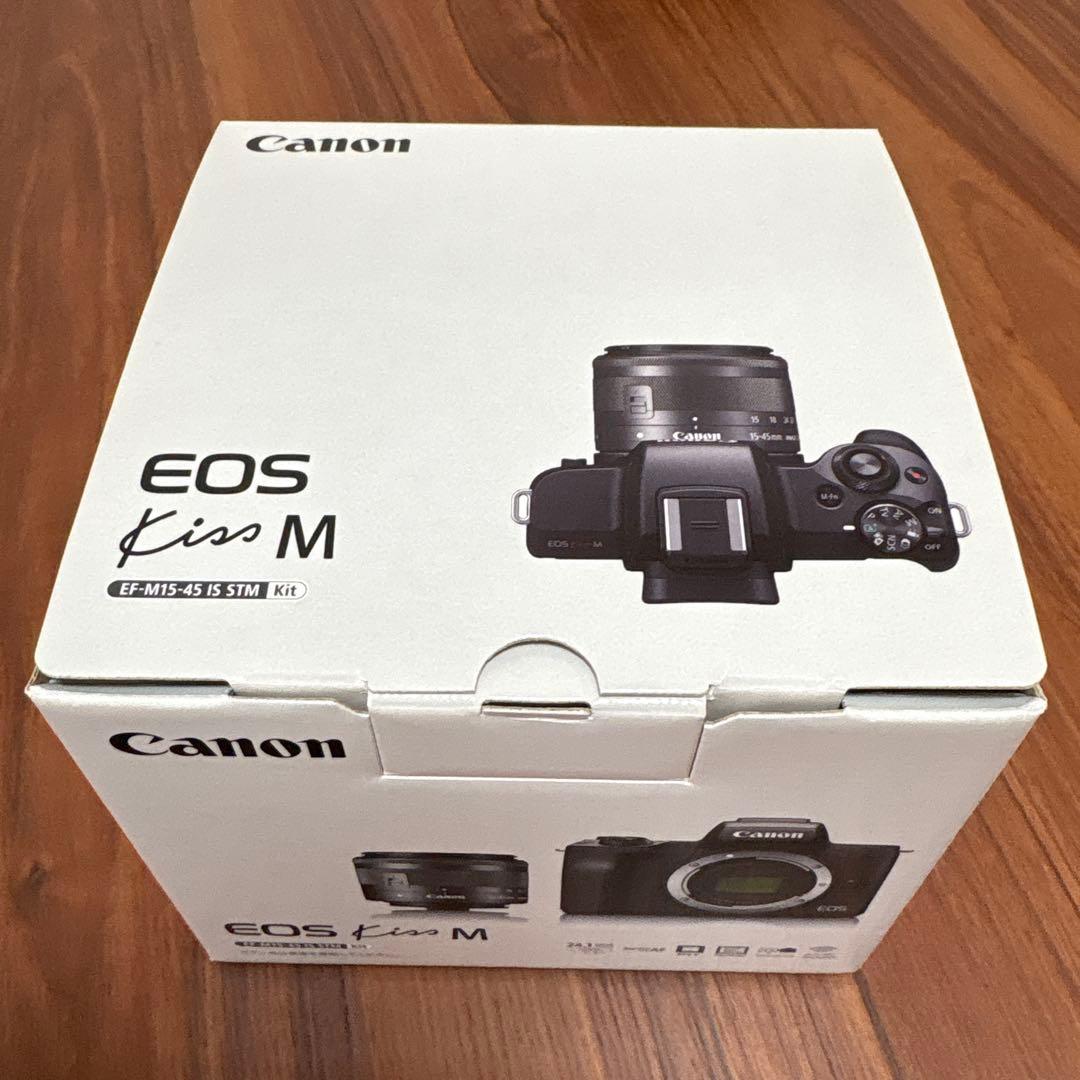 【豊田村さん専用】Canon EOS Kiss M ミラーレス一眼(箱付き)本体