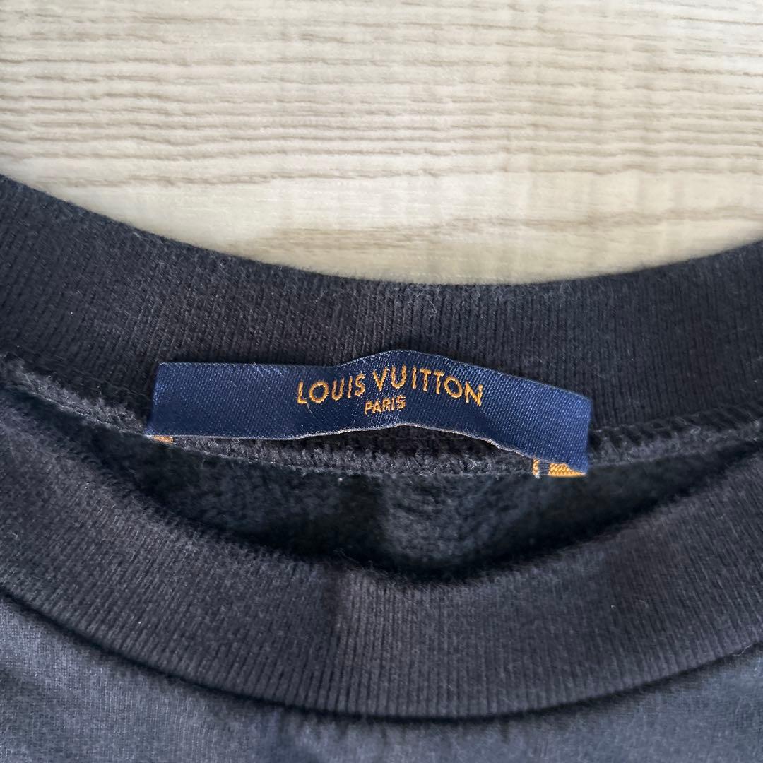 KENTO.N LOUIS VUITTON ブラック トレーナー