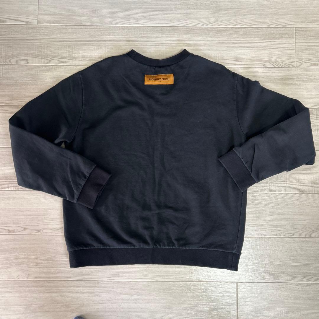 KENTO.N LOUIS VUITTON ブラック トレーナー