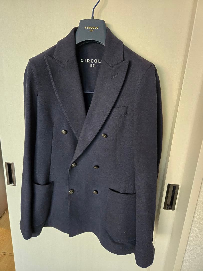 CIRCOLO カシミアタッチ　ダブルジャケット