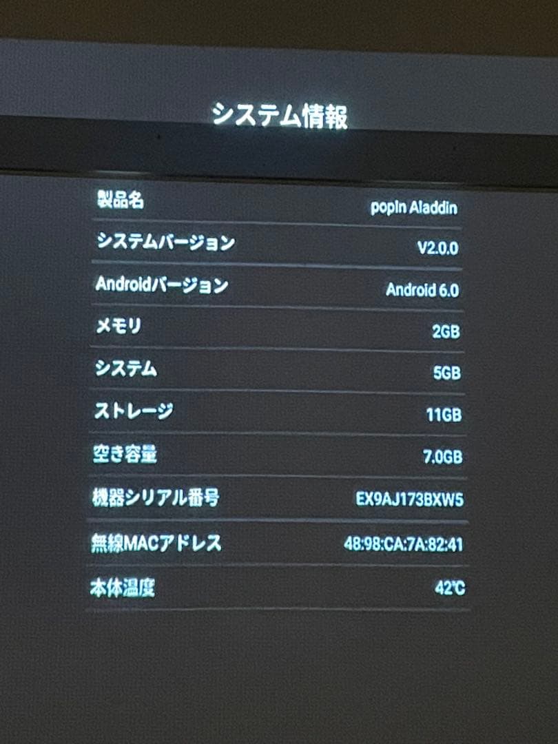 popIn Aladdin 2018年製