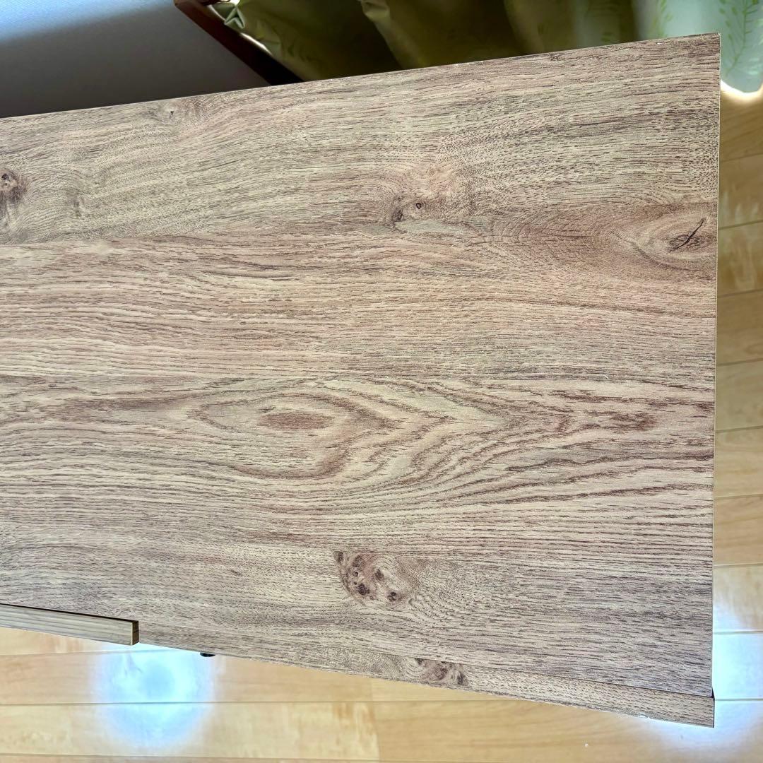 【LOWYA】ロウヤ [幅120] ラタン調キャビネット リビングボード