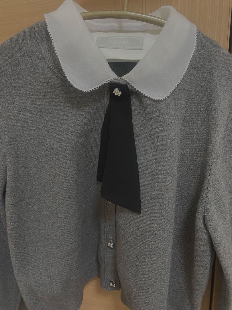 CELFORD デタッチャブル総針カーディガン