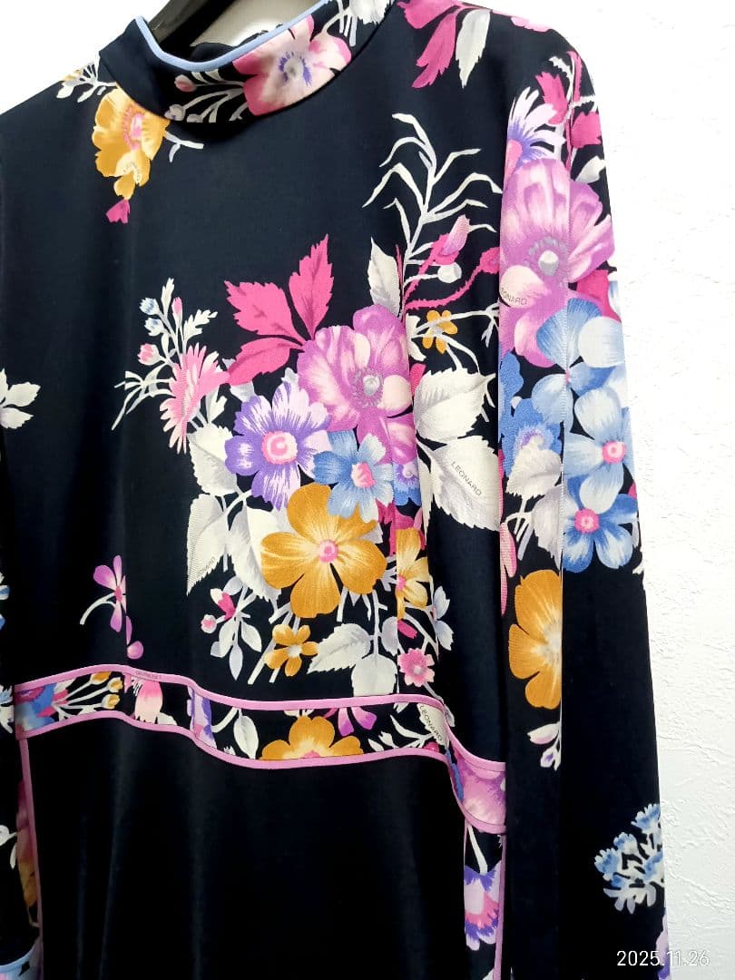 極美品　レオナール　ワンピース　40