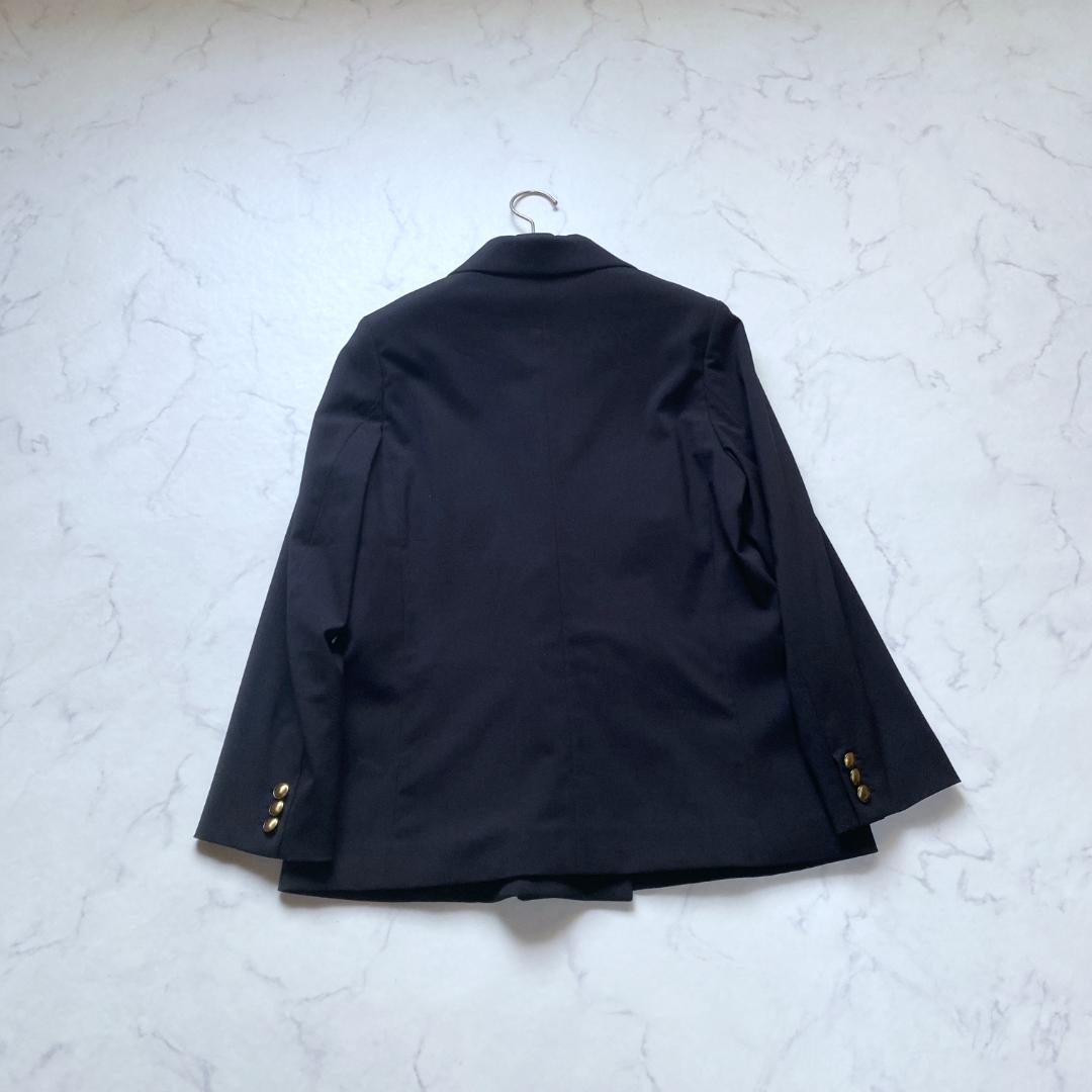 タグ付✨ミラオーウェン 金釦ダブルブレストジャケット 0 ネイビー