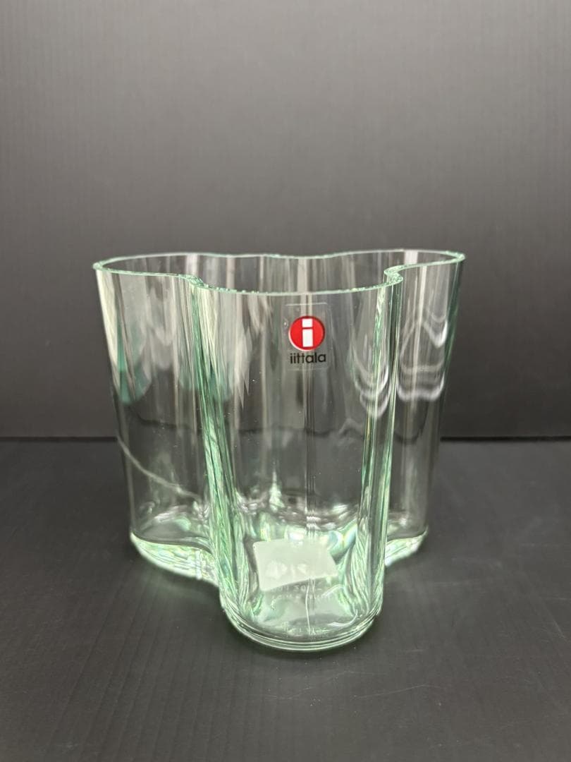 新品未使用品・アアルト　フラワーベース　イッタラ 95ミリ　クリア1937