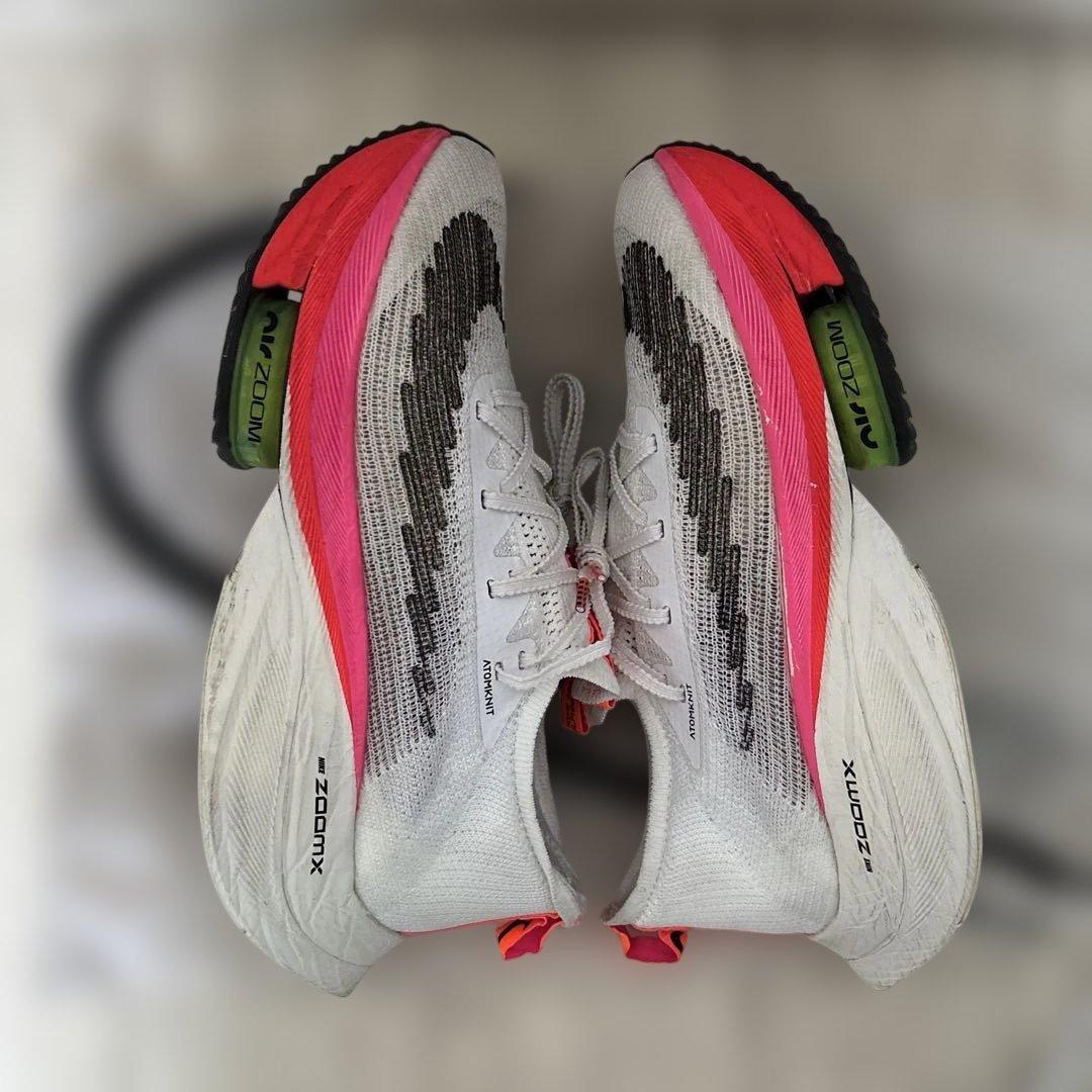 ナイキアルファフライ　ホワイト/ピンク