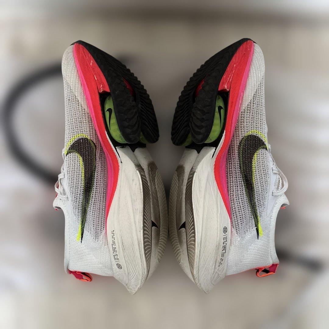 ナイキアルファフライ　ホワイト/ピンク