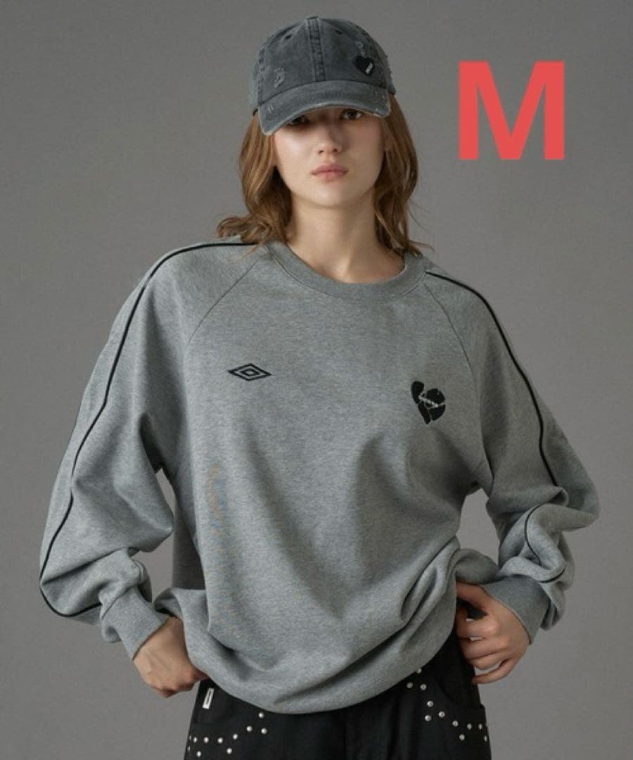 さ*や様 【 UMBRO×ONCILY 】パイピングドローコードスウェット