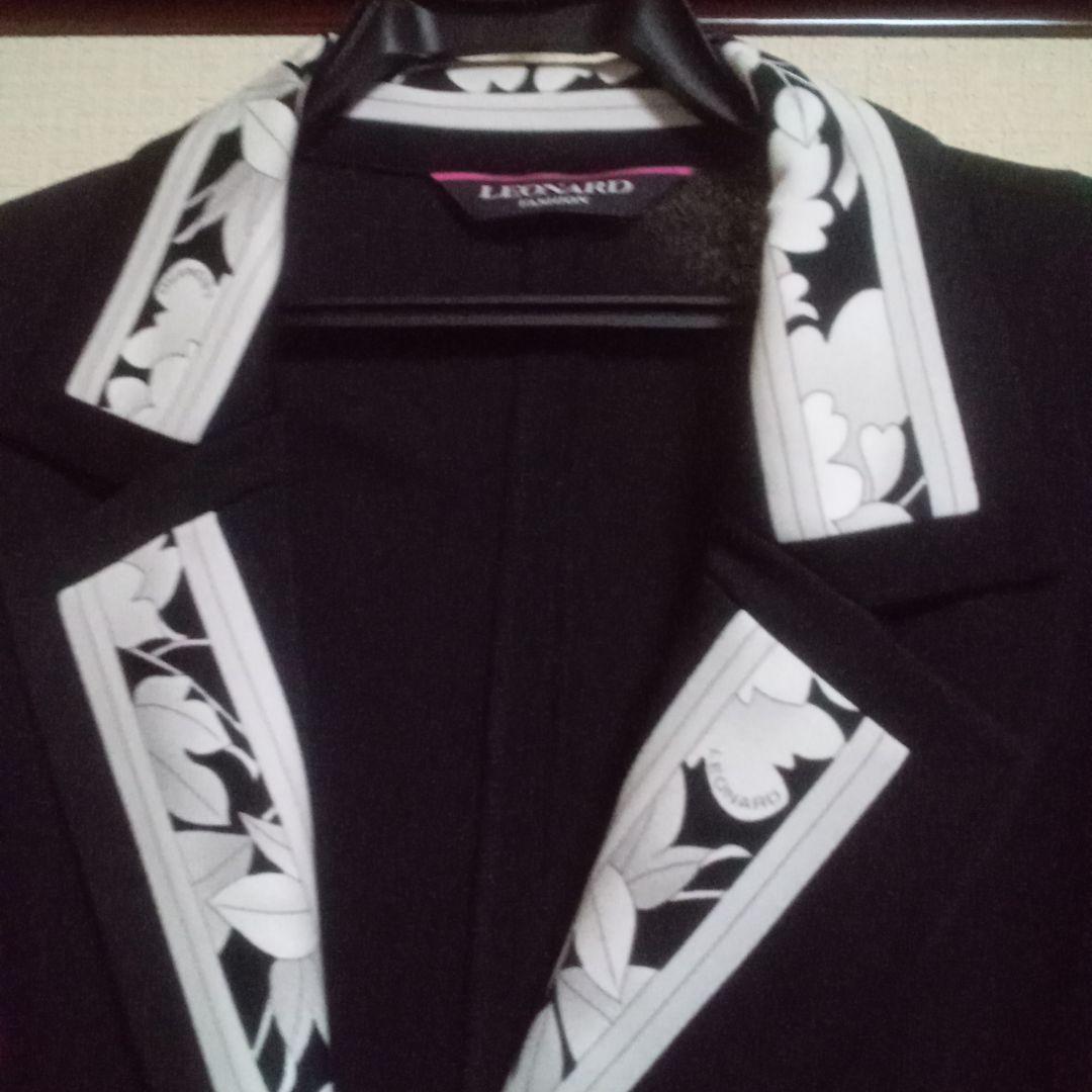 LEONARD　ブラック テーラードジャケット