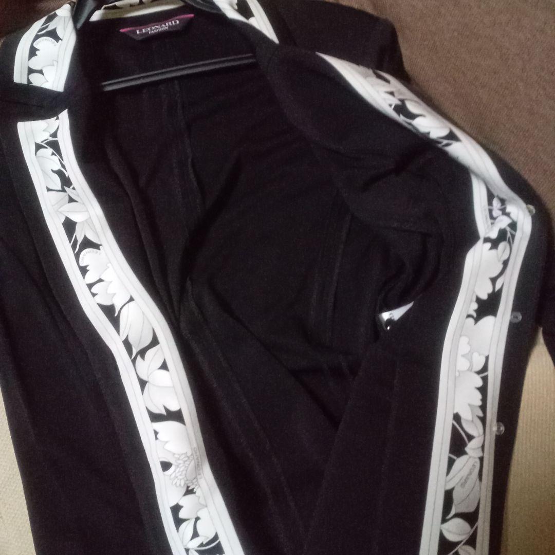 LEONARD　ブラック テーラードジャケット