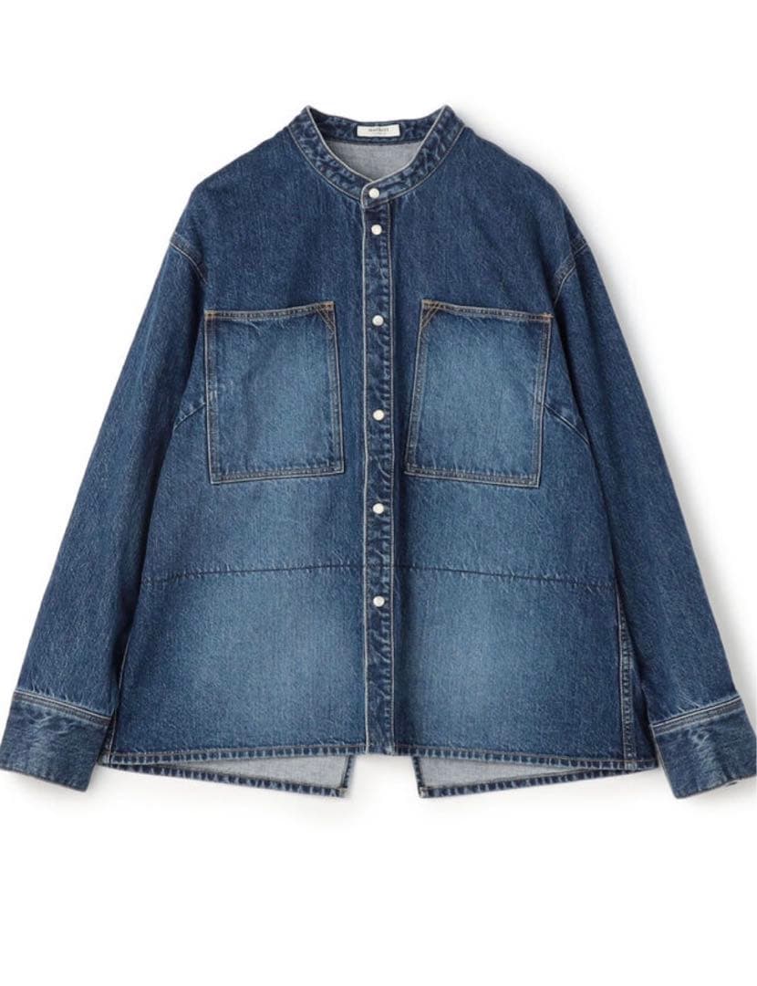 ほぼ新品！！今季物！MACPHEEコットンデニム シャツブルゾン