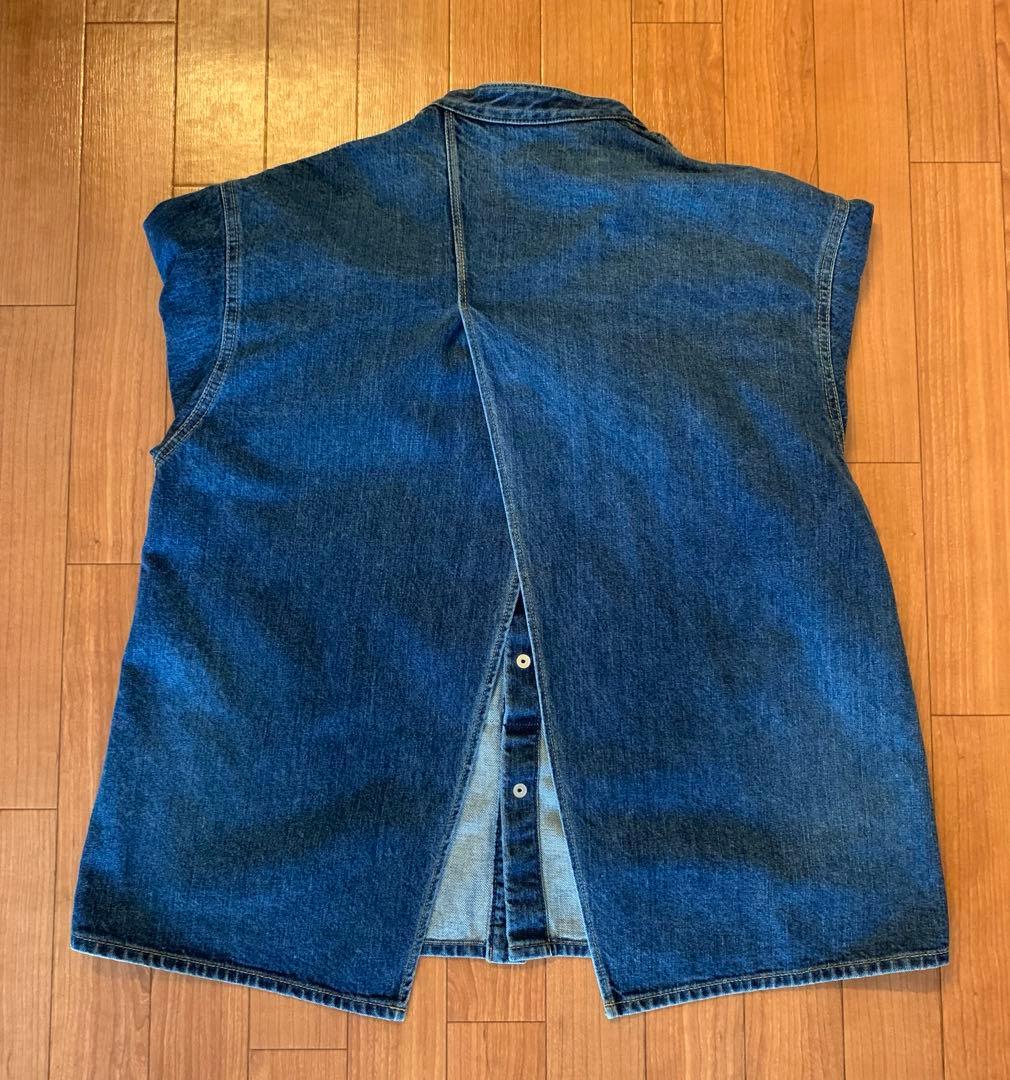 ほぼ新品！！今季物！MACPHEEコットンデニム シャツブルゾン