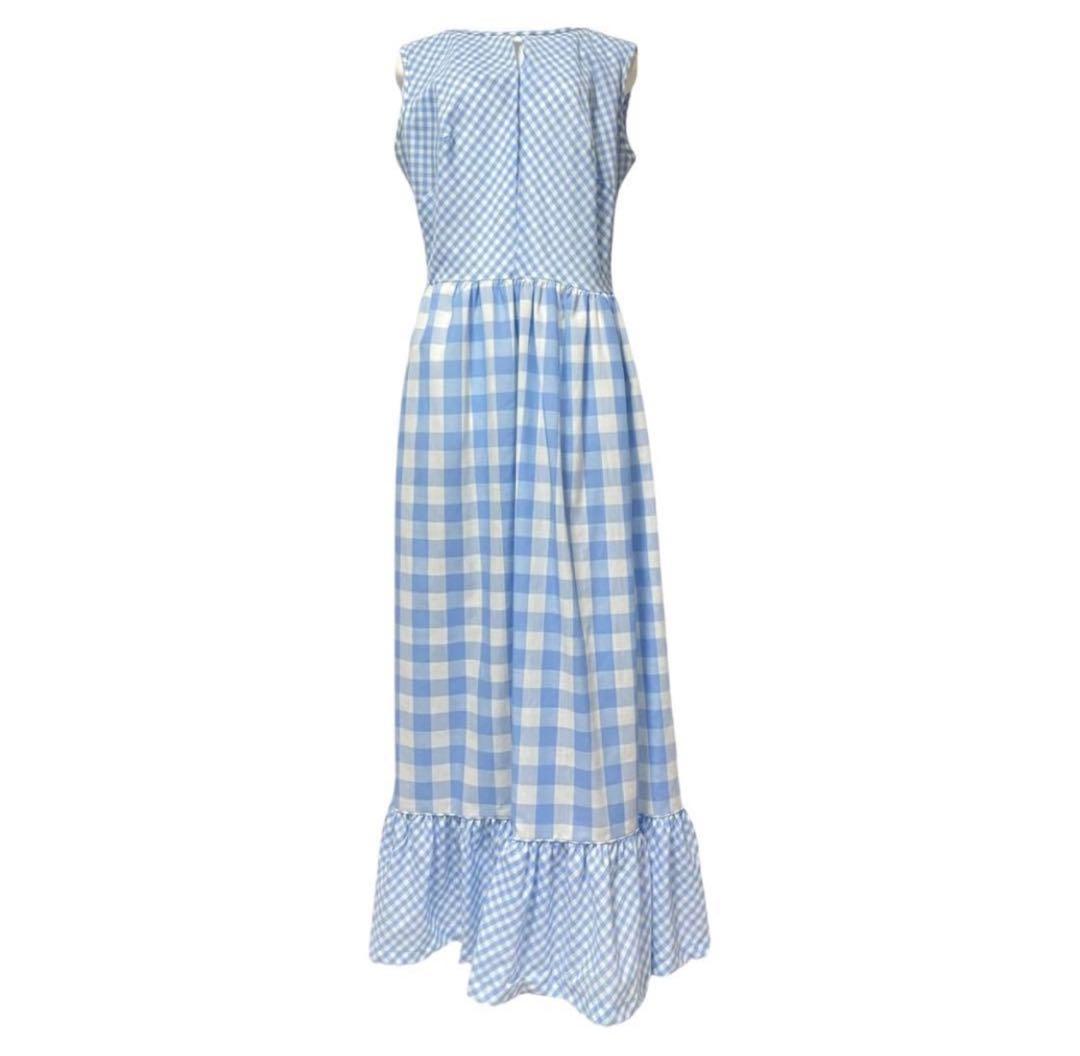 Chris Montez ギンガムチェック柄　ショート丈ジャケット 9号