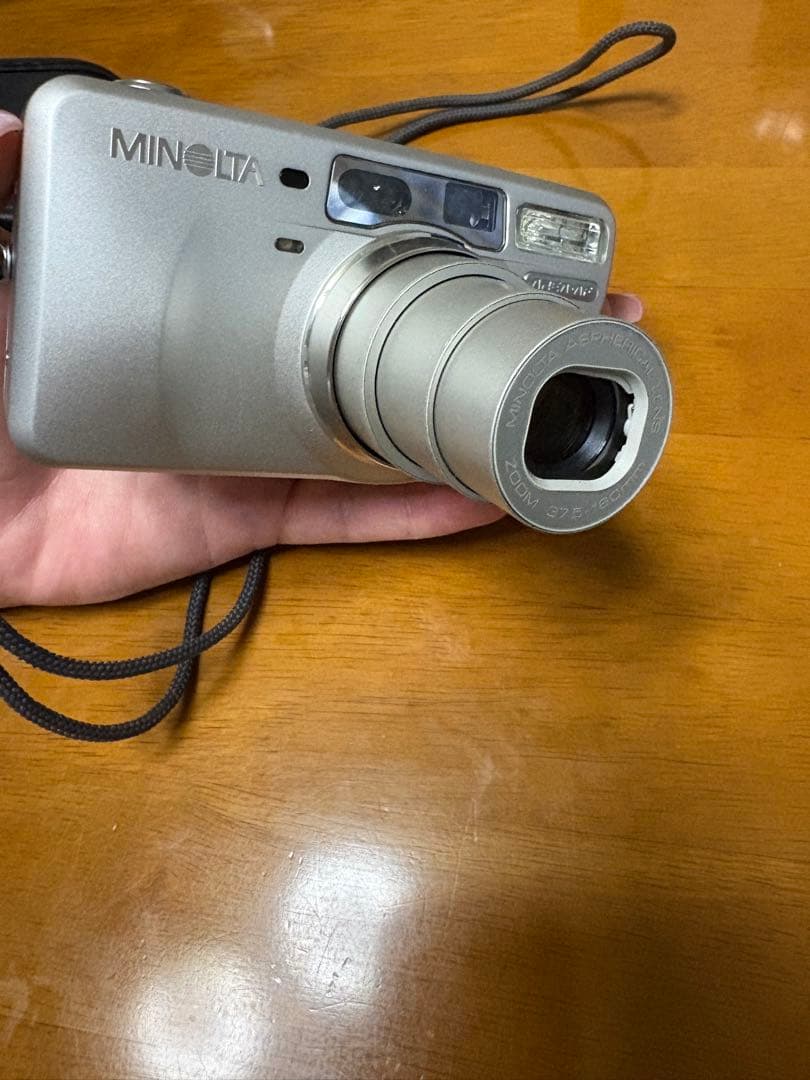 【備品】MINOLTA Capios160A フィルムカメラ 動作確認済 電池付