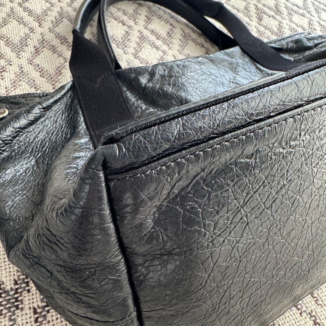 BALENCIAGA ネイビーカバス エクスクルーシブライン BLACK