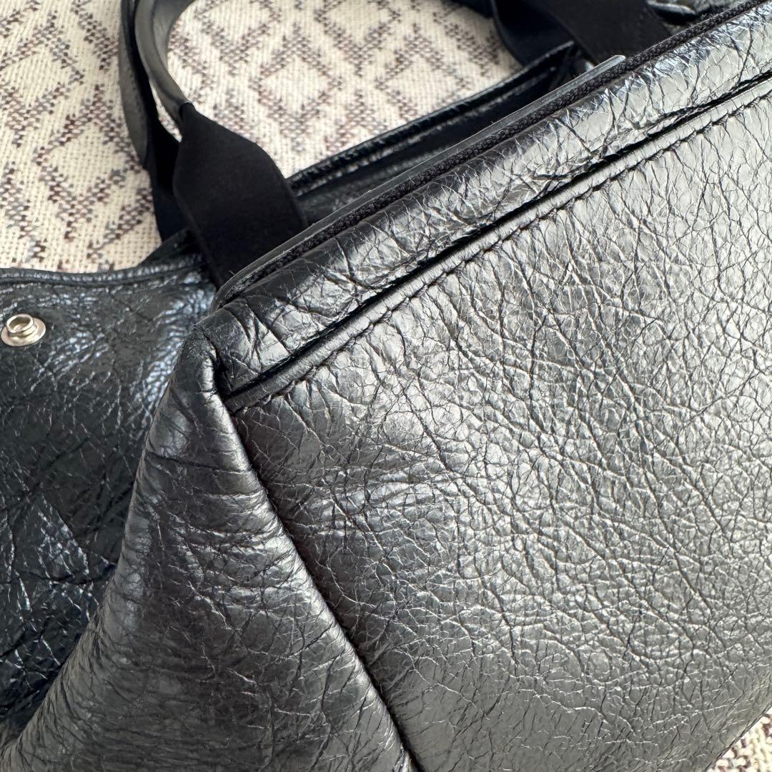 BALENCIAGA ネイビーカバス エクスクルーシブライン BLACK