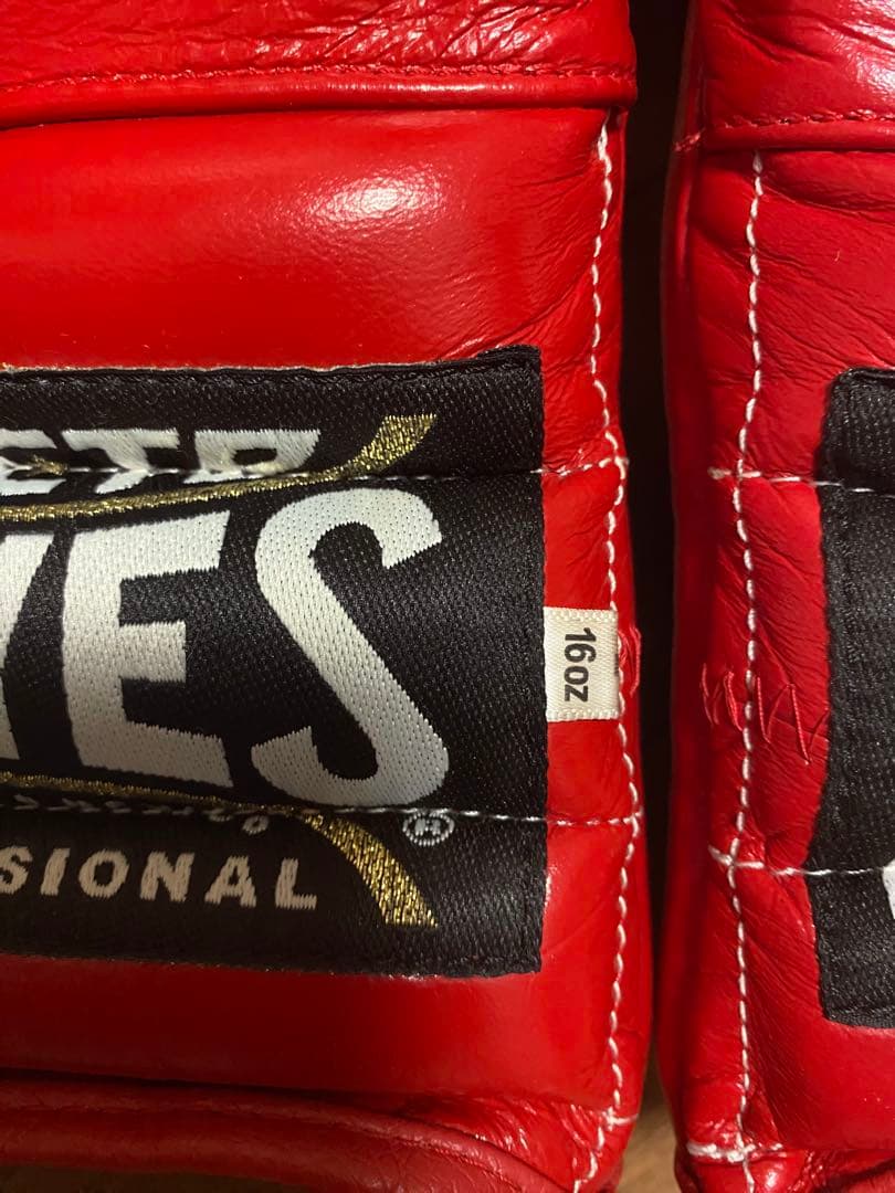 CLETO REYES プロフェッショナル ボクシンググローブ レッド16オンス