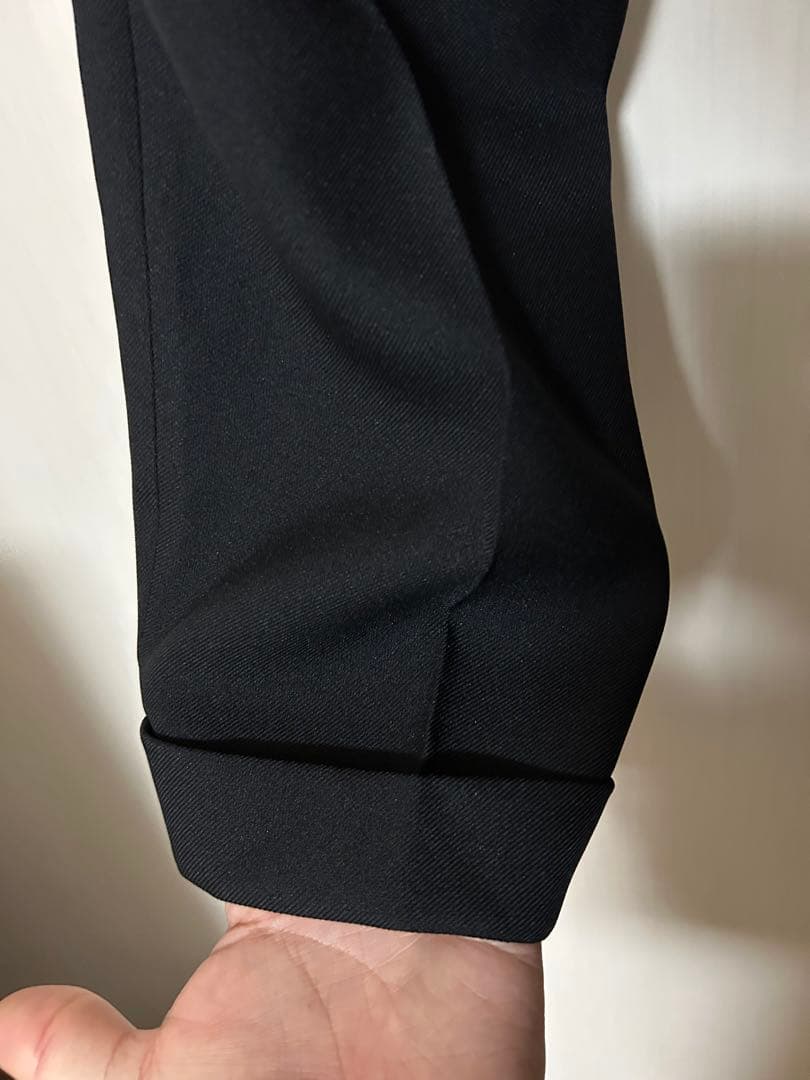 新品未使用　SOPNET. 黒 スラックス フロントタック Dリング付き