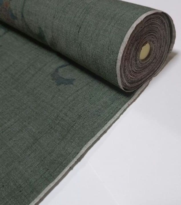 真綿結城　紬　着物反物　 　伝統工芸　新品未使品　美品