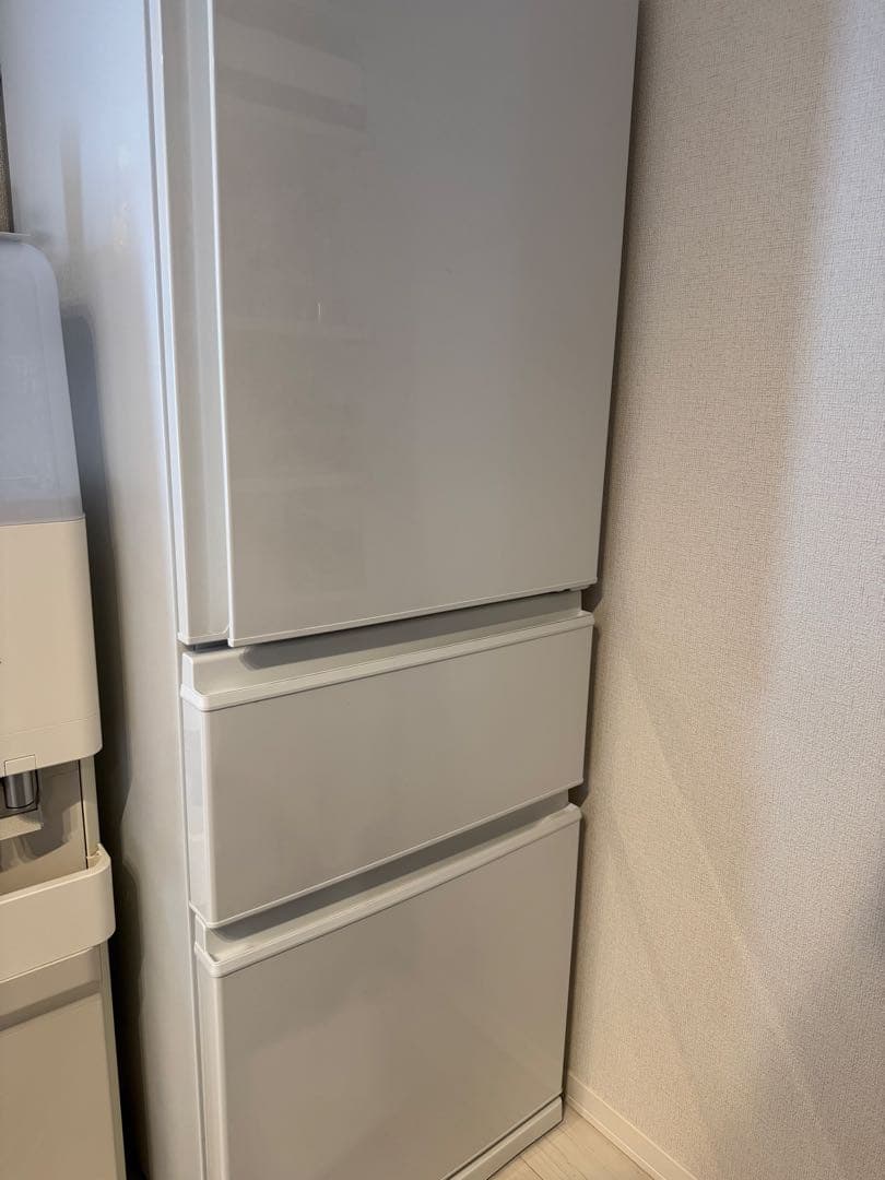 三菱 330L 冷蔵庫 自動製氷 右開き