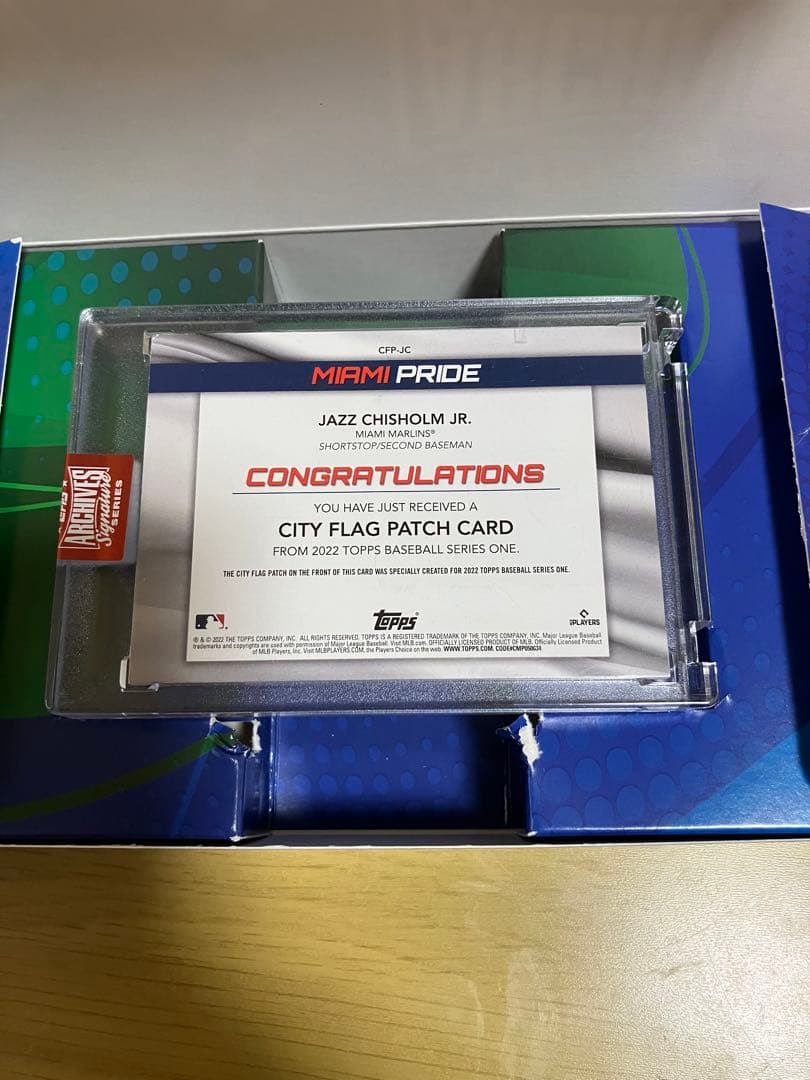 ジャズ・チザムjr直筆サインカード1/1