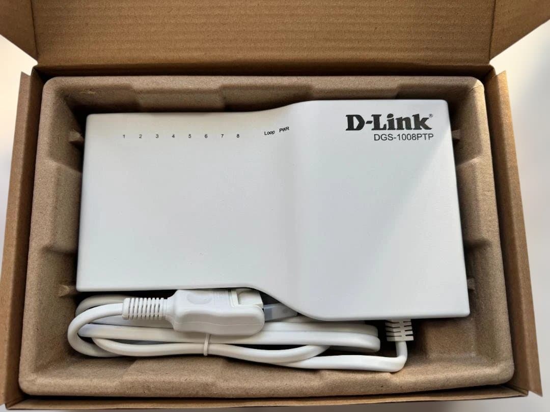 D-Link ギガビット8ポートPoEスイッチ DGS-1000PTP