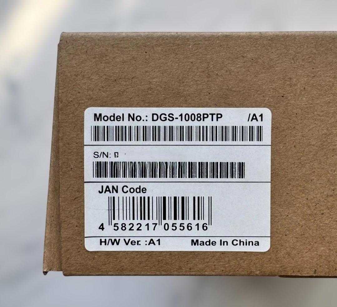 D-Link ギガビット8ポートPoEスイッチ DGS-1000PTP