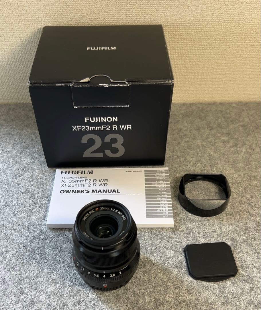 FUJINON XF 23mm F2 R WR 単焦点レンズ