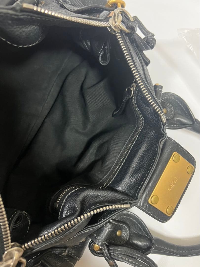 Chloe クロエ　パディントン　ハンドバッグ　ブラック　南京錠あり