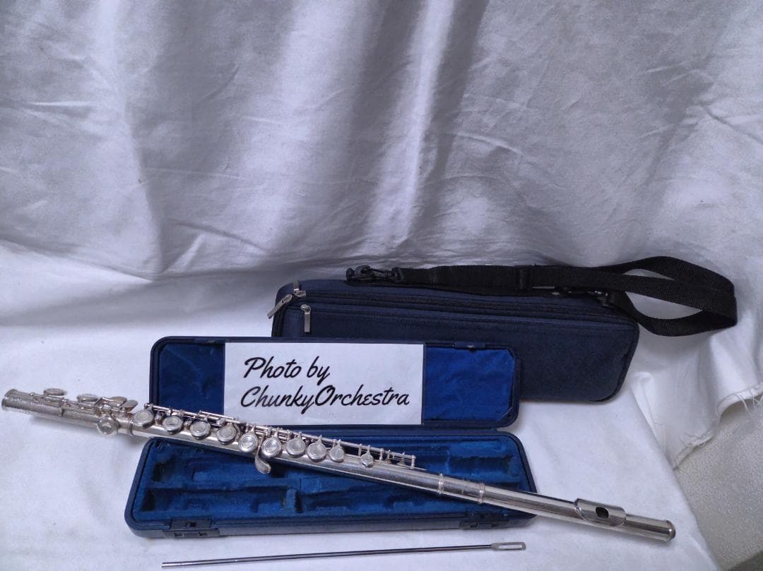 YAMAHA YFL-311 フルート 頭部管銀製 ケース&バッグ付 #3015