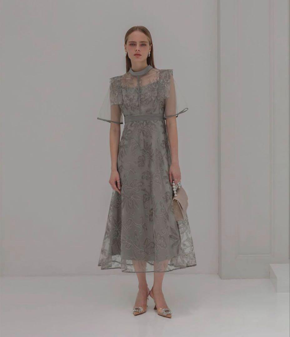 leja フラップデザインフラワースパンコールAラインドレス