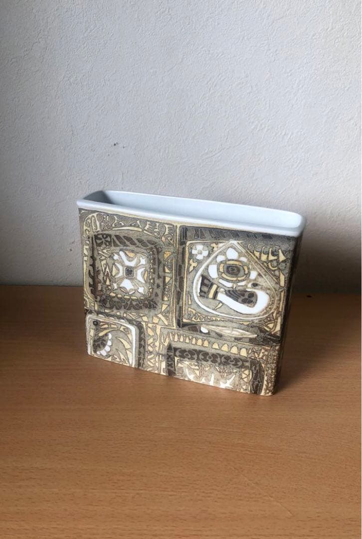 ロイヤルコペンハーゲン バッカ　スクエア　フラワーベース