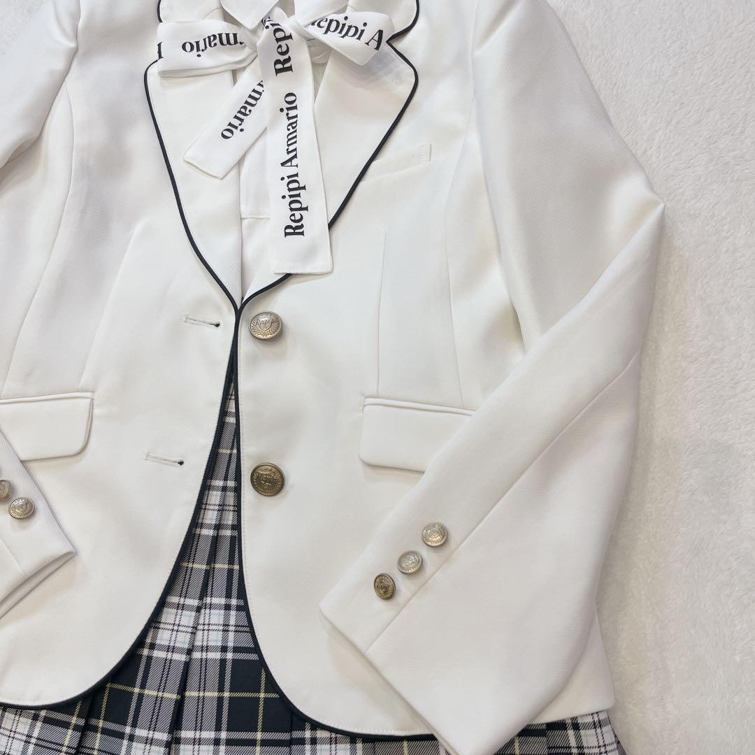 美品 フルセット レピピアルマリオ 卒業式 フォーマルスーツ 160 女の子