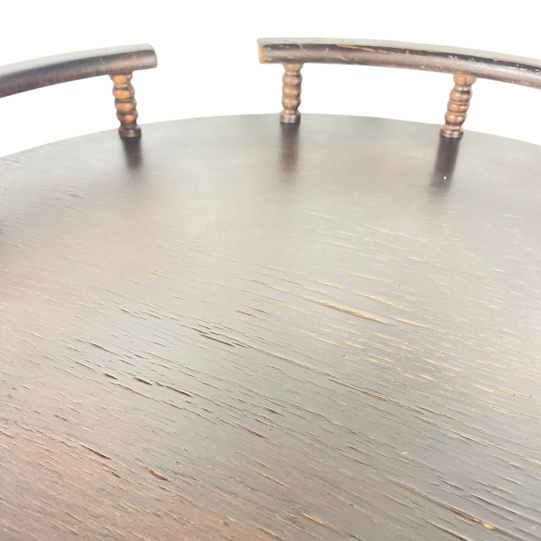 HR677 【レアデザイン】シャビー　古い飛騨産業　キッチンワゴン　テーブル