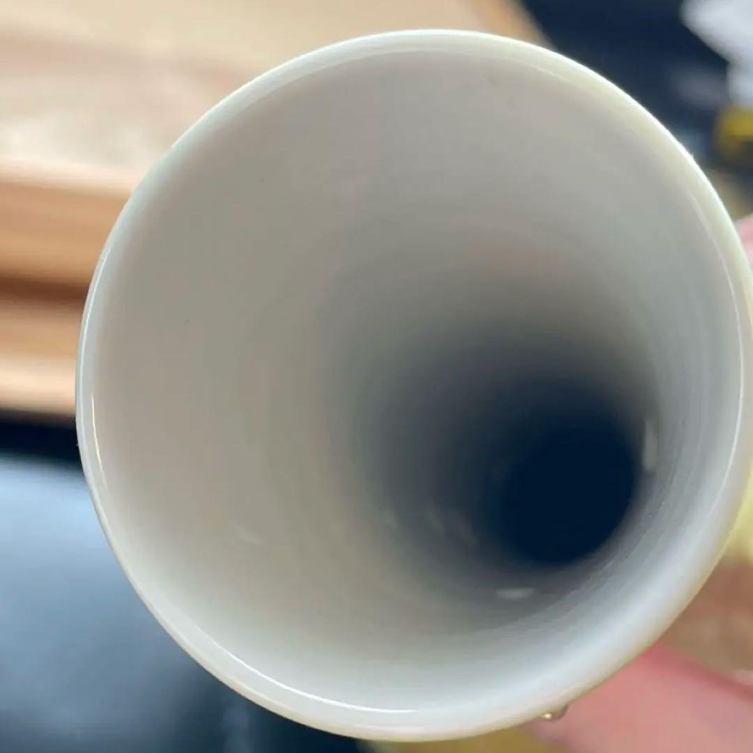 人間国宝 吉田美統 作 釉裏金彩 牡丹文 花瓶 茶道具