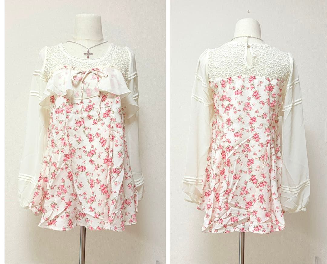 新品タグ付✨ y2k リズリサ 姫ギャル 姫ロリ 平成ギャル Coquette