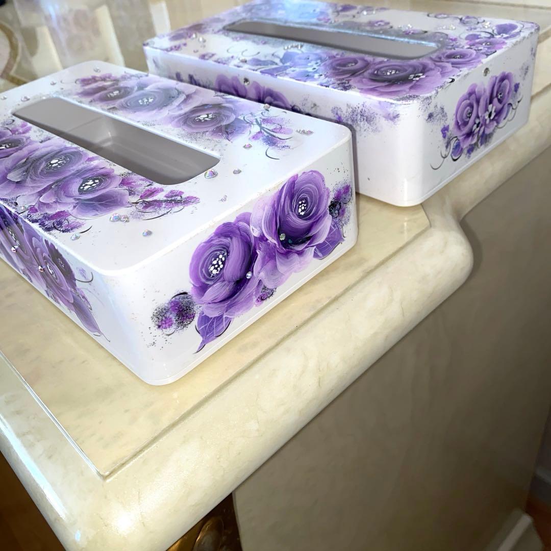 財布　ポット　ステンレスボトル　他　薔薇　手描き　トールペイント