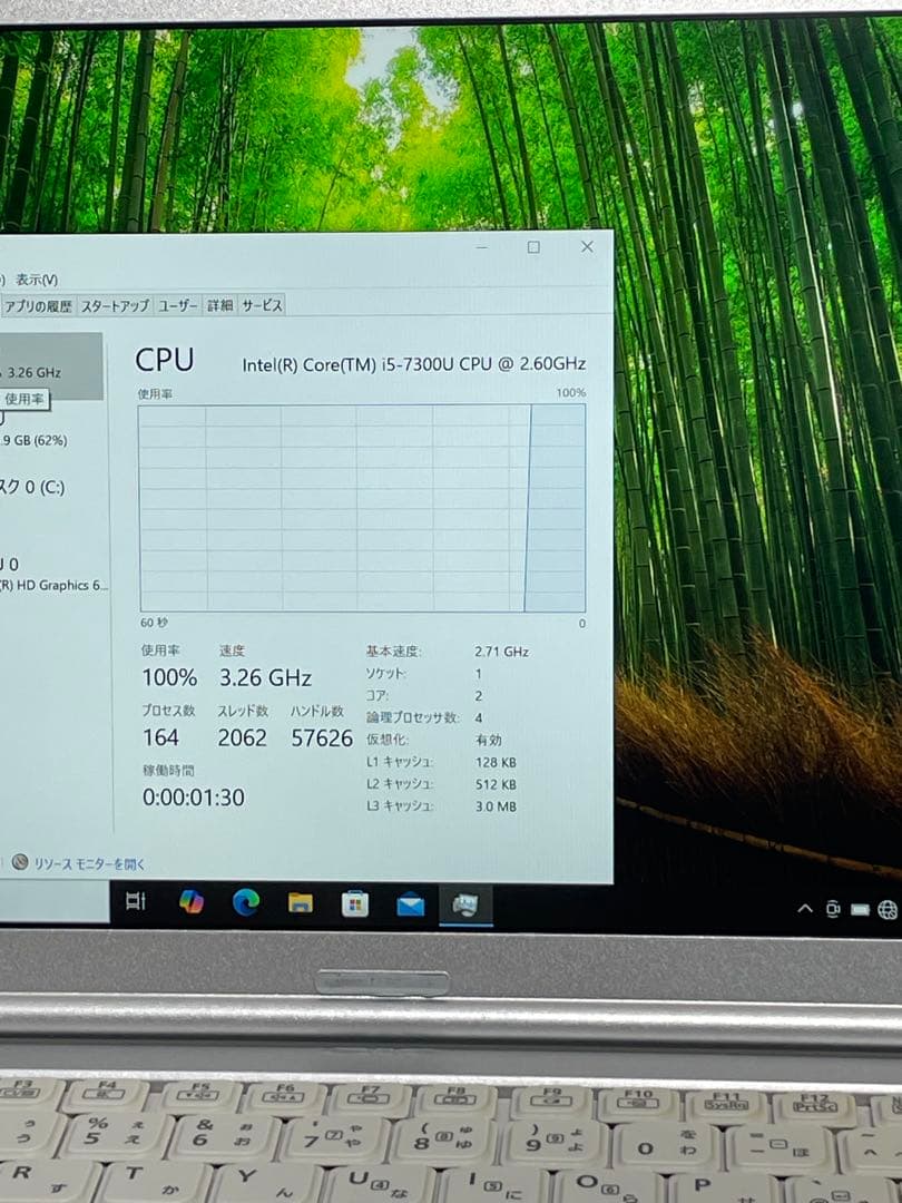 Panasonic Let's note ノートPC i5 4GB 238GB