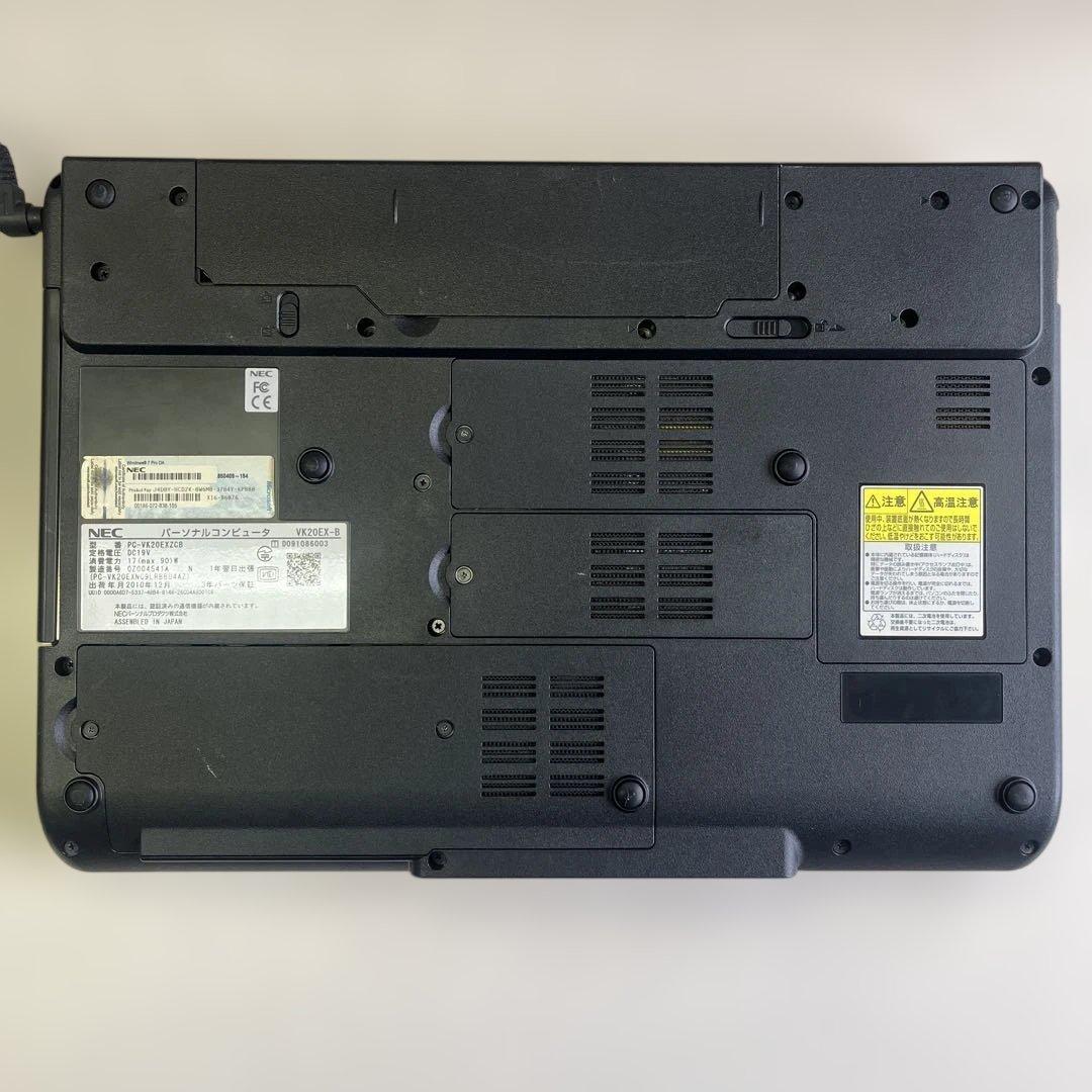 ☆格安美品☆Windows XP☆NEC15.6インチワイド大画面ノートPC☆