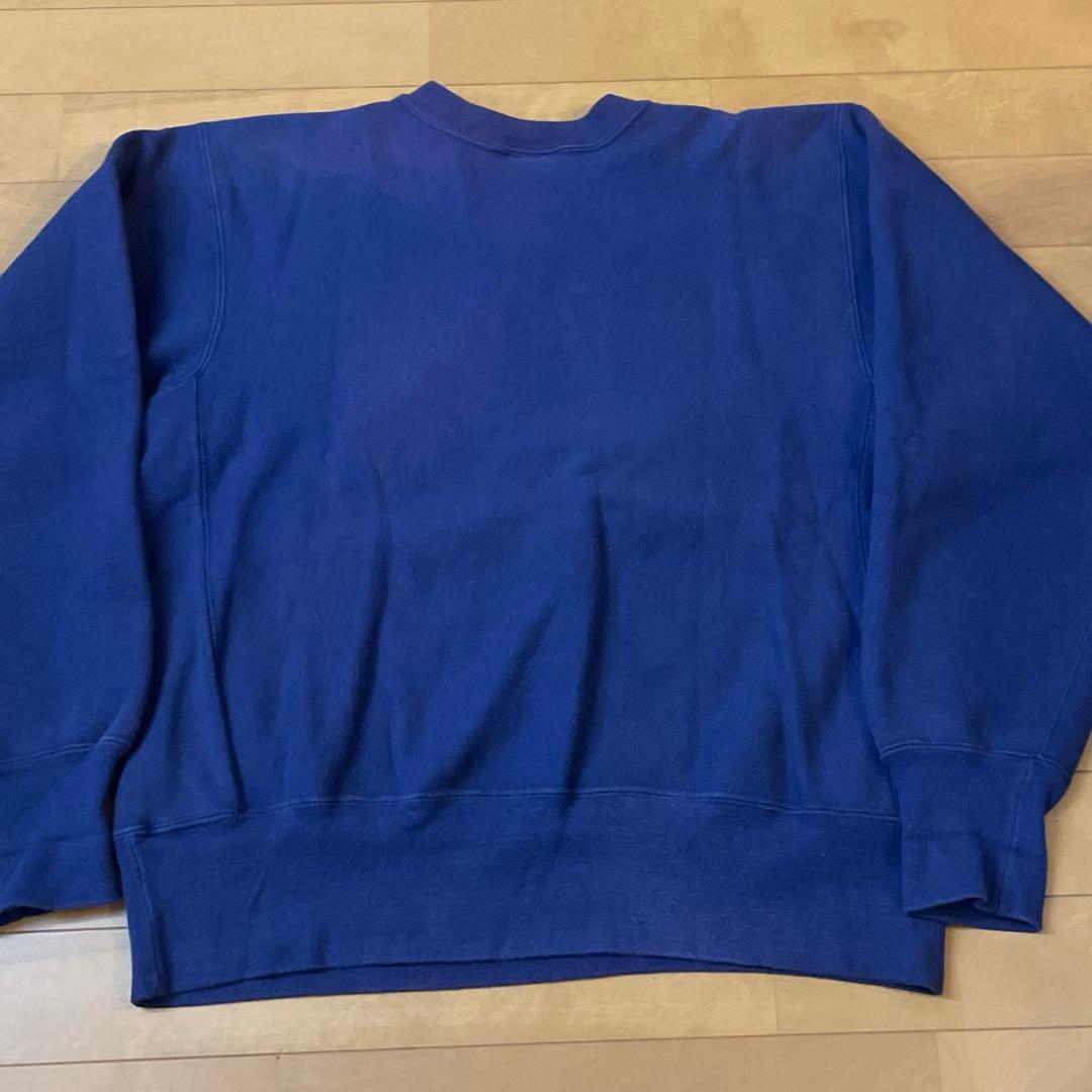 た*）様 ナス紺 80s 肉厚フカフカ チャンピオン リバースウィーブ スウェッ