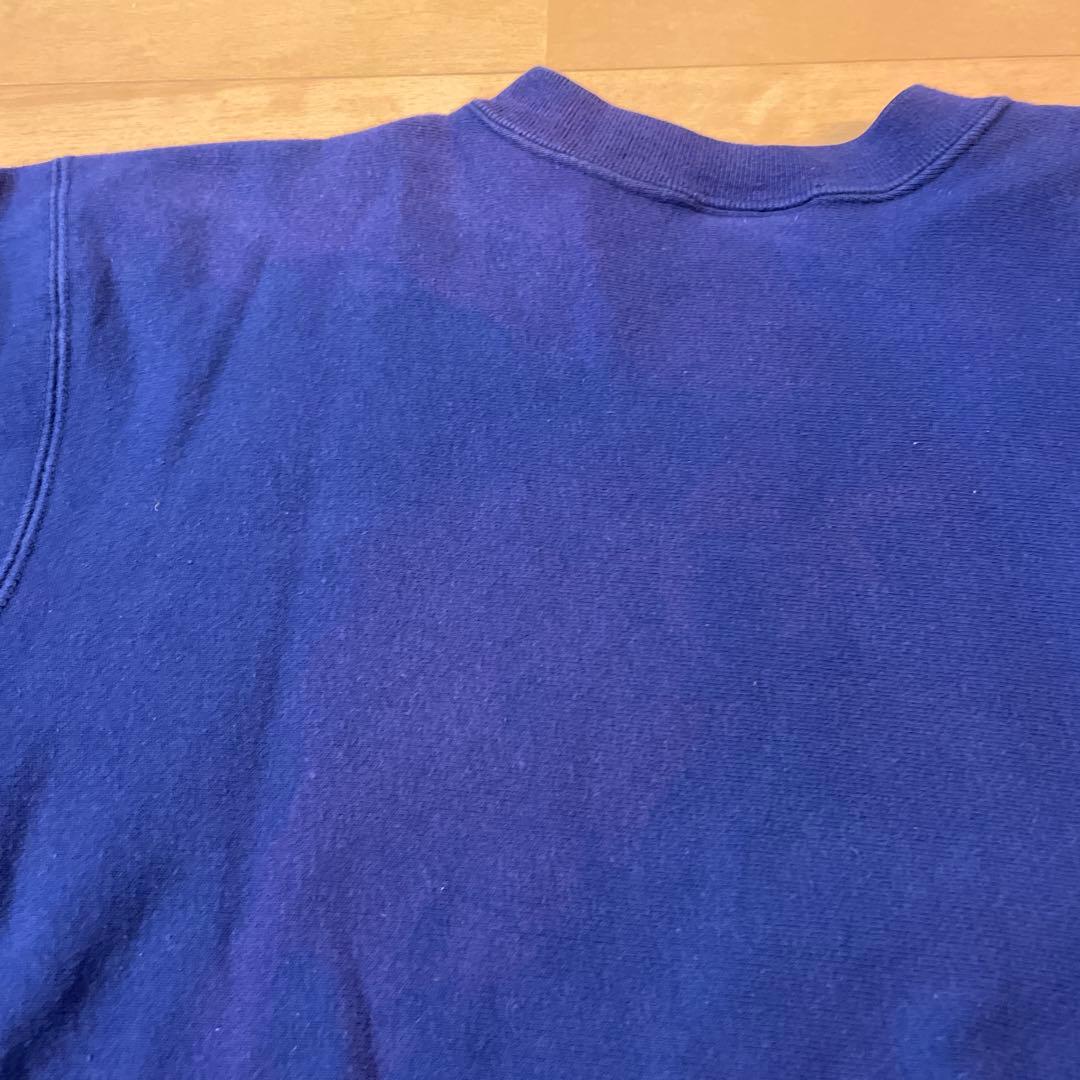 た*）様 ナス紺 80s 肉厚フカフカ チャンピオン リバースウィーブ スウェッ