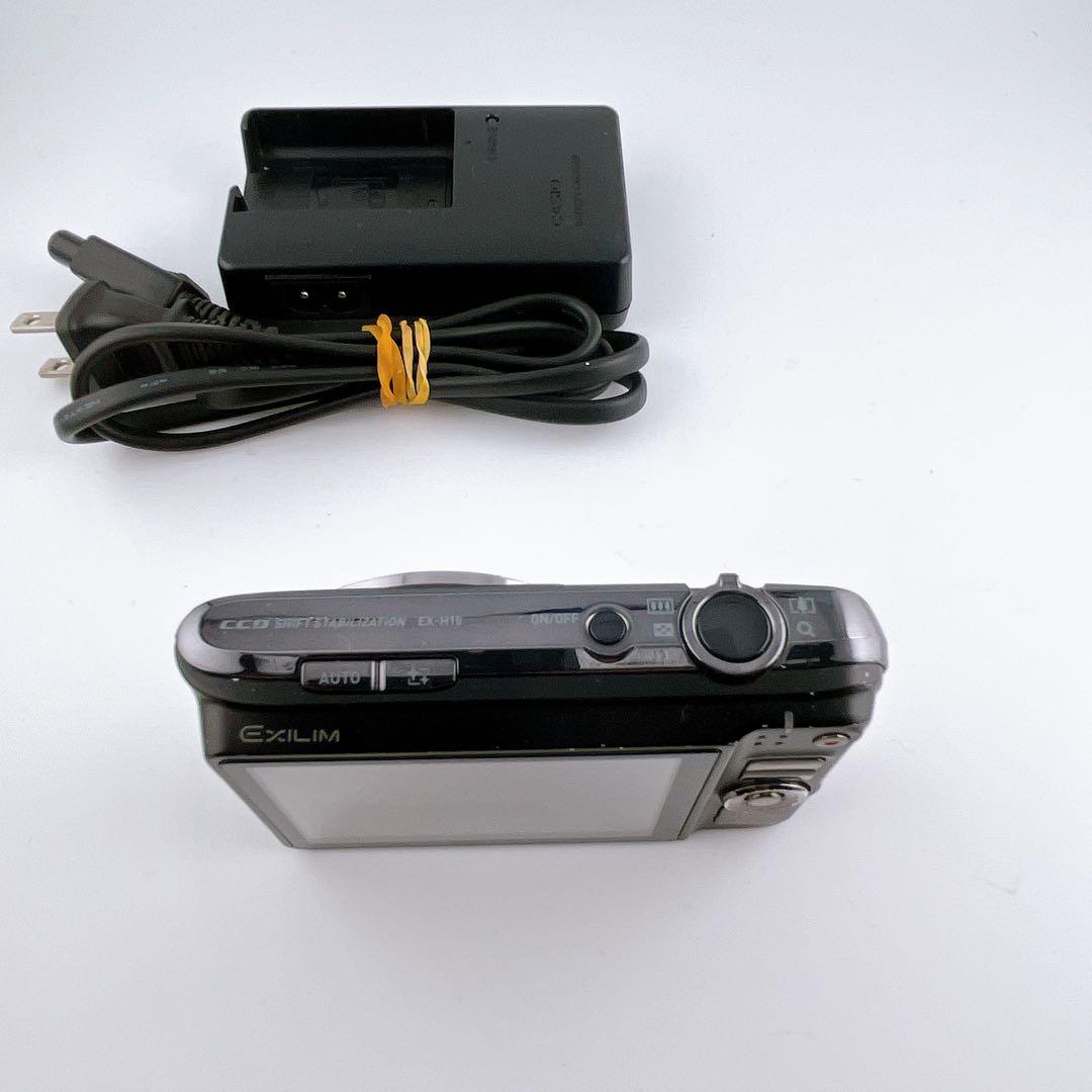 CASIO エクシリム　EX-H15 充電器　ブラック　コンデジ　動作品