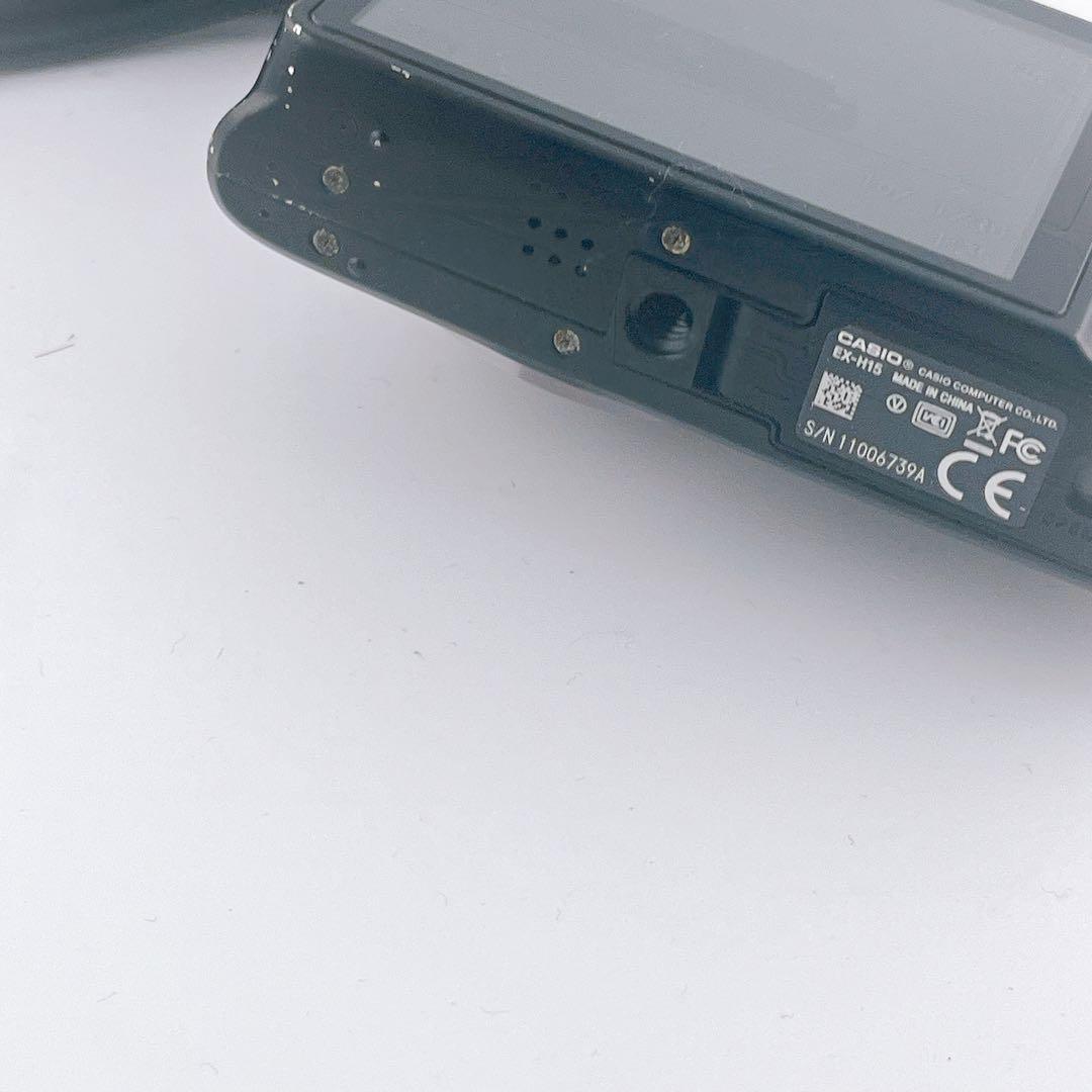 CASIO エクシリム　EX-H15 充電器　ブラック　コンデジ　動作品