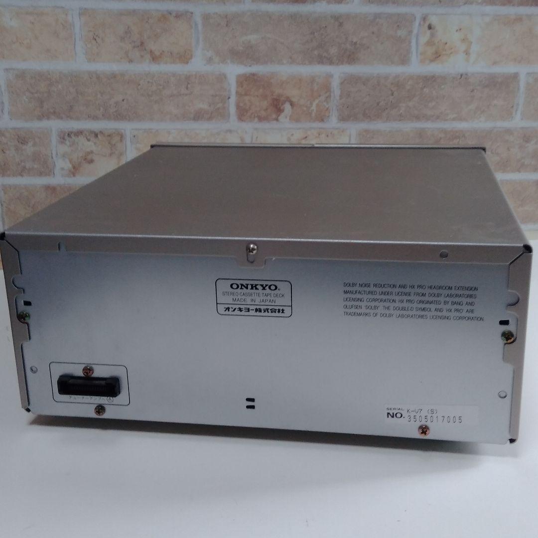onkyo オンキヨー essay ダブル カセットデッキ K-V7
